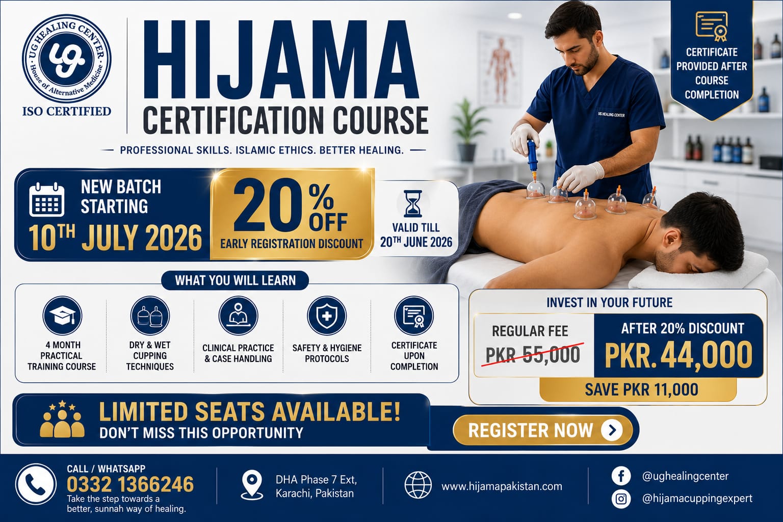 Hijama Course in Karachi UG Healing Center