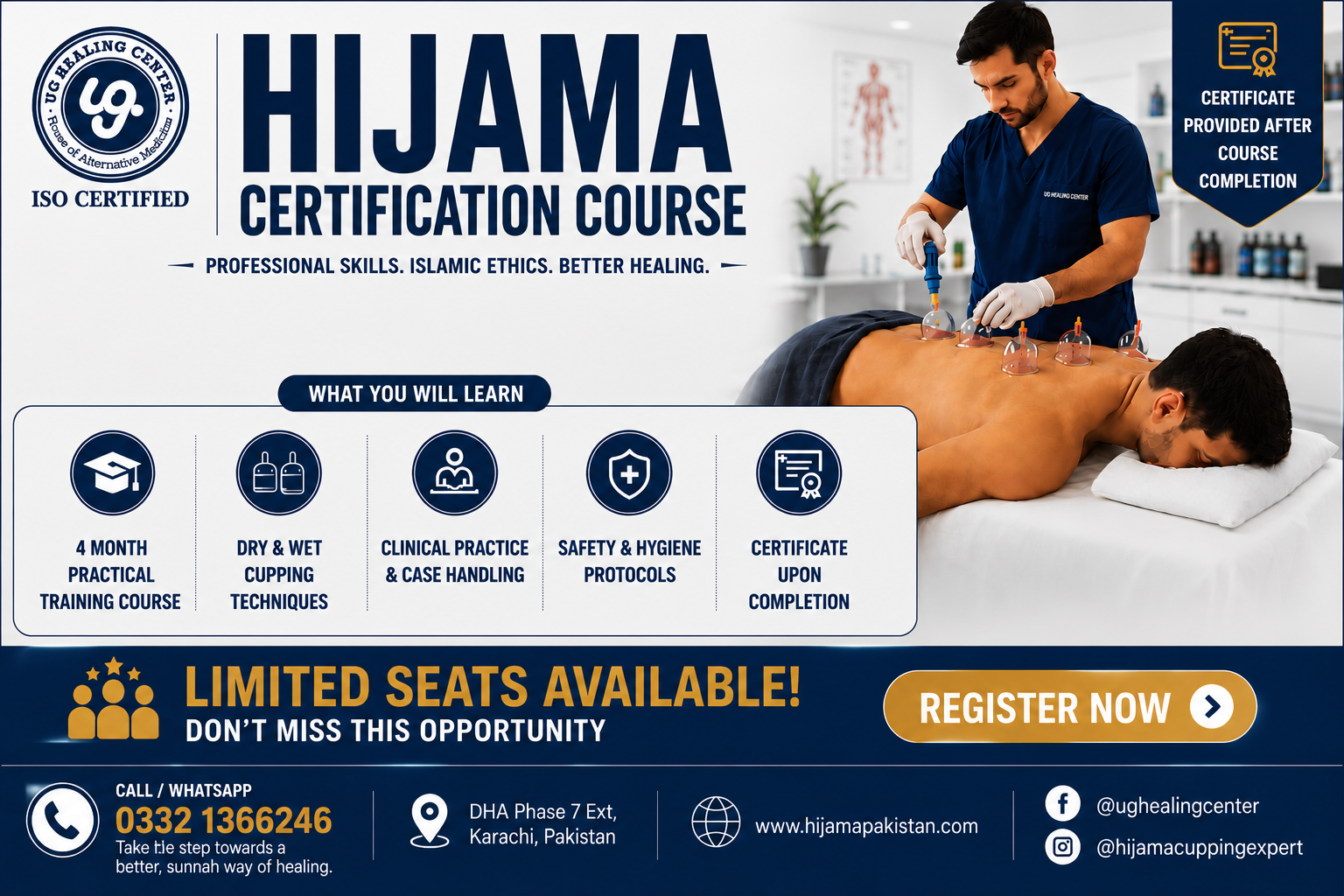 Hijama Course in Karachi at UG Healing Center