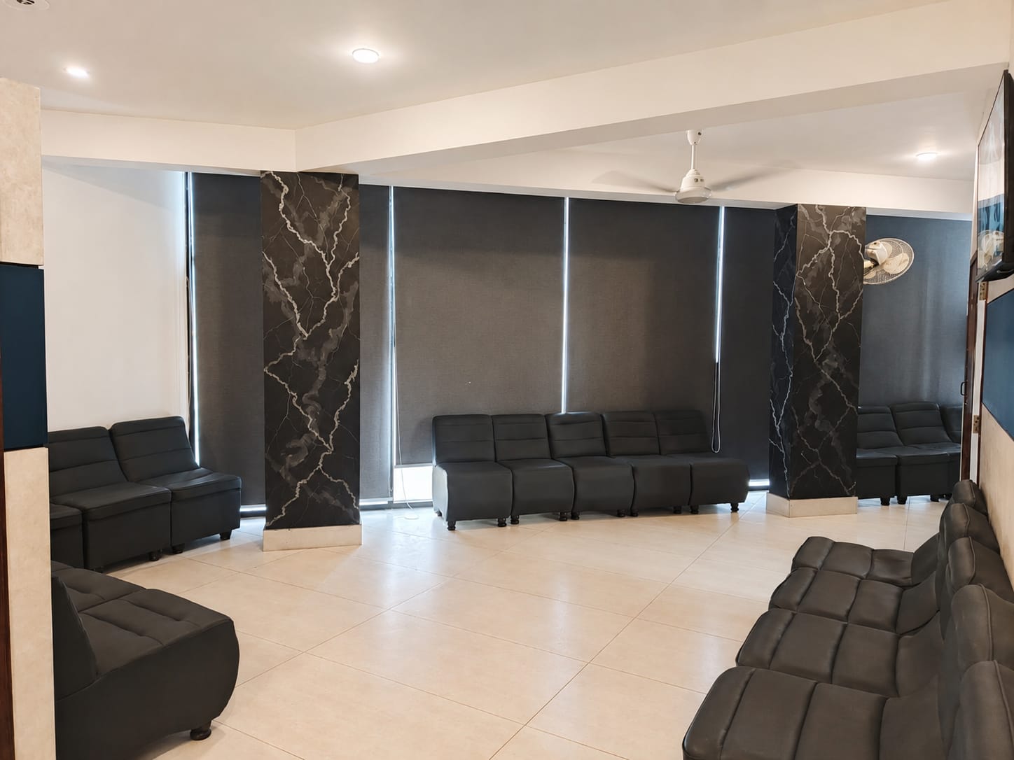 Comfortable waiting area at UG Healing Center